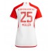 Günstige Bayern Munich Thomas Muller #25 Heim Fussballtrikot Damen 2023-24 Kurzarm